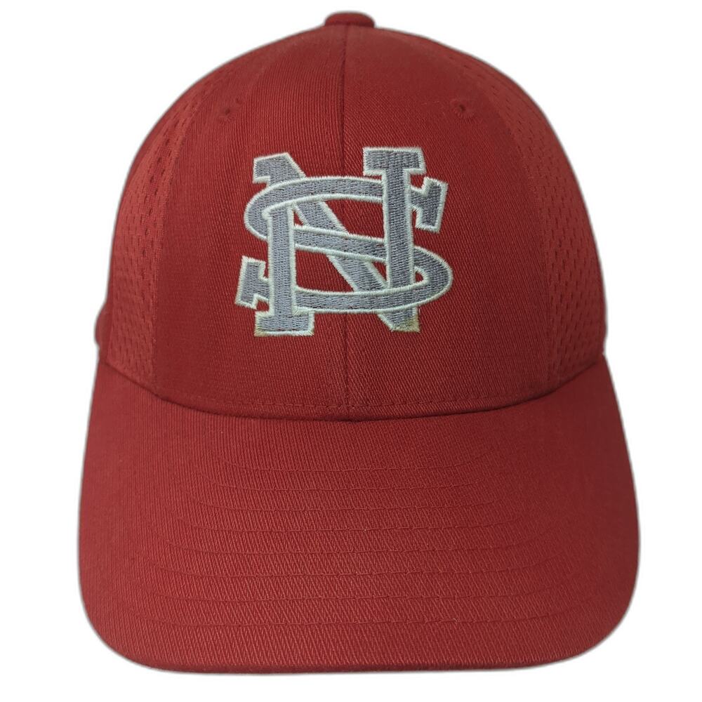 McDonald Fitted Hat Solid Red Large Embroidered L… - image 1